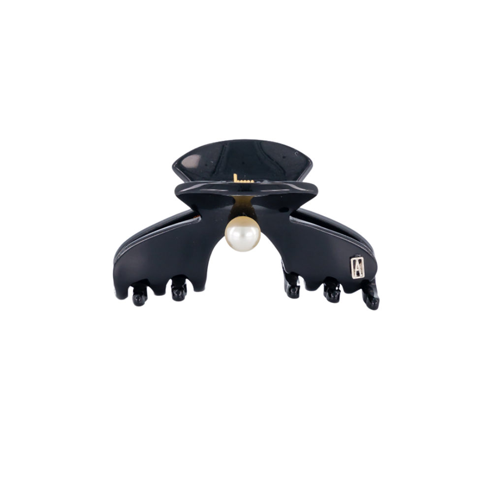 Pont Neuf 6CM Siyah Mandal İncili Toka